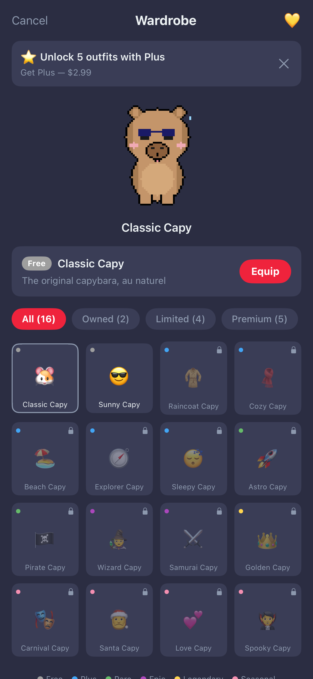 Wardrobe suggestions